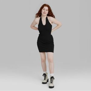 Wild Fable Black Halter Dress Size XL NWOT